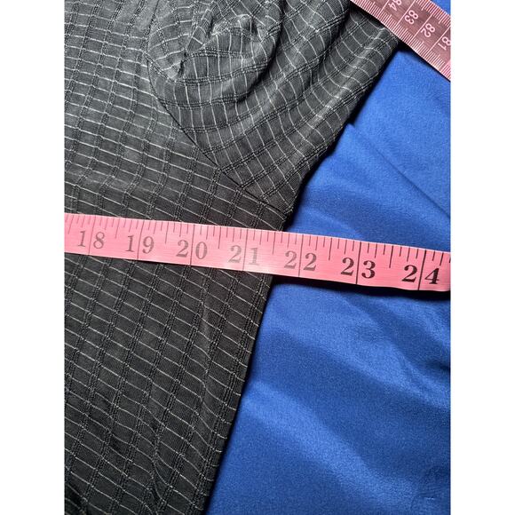 Private Editions by Chicos stretch button down blouse womens large elegant - Picture 6 of 8